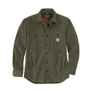 CARHARTT Shirt Jacket CANVAS FLEECE-LINED SHIRT JAC BASIL