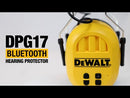 DeWalt Høreværn med Bluetooth DPG17