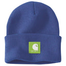 CARHARTT Rubber Patch Watch Cap Beanie Rancher's Sky OS