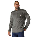 CARHARTT Carhartt Force™ Ironwood Relaxed 1/2 Zip Mock Neck Dusty Olive