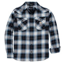 CARHARTT Shirt SNAP-FRONT PLAID SHIRT BLACK