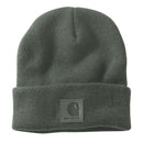 CARHARTT Leatherette Watch Cap Beanie Forestry Green OS