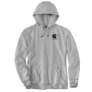 CARHARTT Sweatshirt SIGNATURE LOGO SWEATSHIRT ASPHALT HEATHER