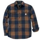 CARHARTT Shirt LONG-SLEEVE PLAID SHIRT RED DUCK