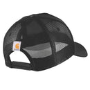 CARHARTT Kasket Twill Mesh-back Logo Patch Cap BLACK OFA